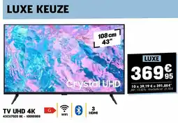 Electro Depot Samsung TV UHD 4K 43CU7020 BE aanbieding