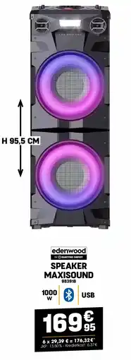 Electro Depot Edenwood SPEAKER MAXISOUND aanbieding