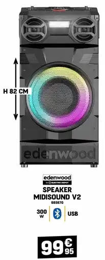 Electro Depot Edenwood SPEAKER MIDISOUND V2 aanbieding