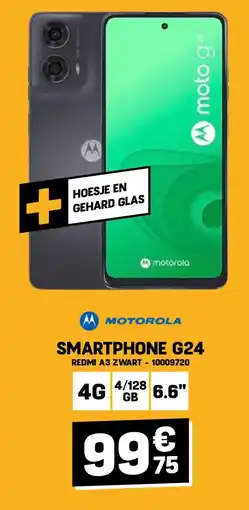 Electro Depot Motorola SMARTPHONE G24 REDMI A3 ZWART aanbieding