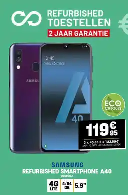 Electro Depot Samsung REFURBISHED SMARTPHONE A40 aanbieding
