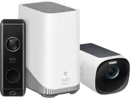Coolblue Eufycam 3 + HomeBase 3 + Eufy Video Doorbell Dual 2 Pro aanbieding