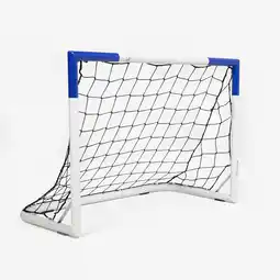 Decathlon Voetbaldoel Classic 500 maat S grijs blauw aanbieding