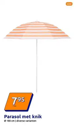 Action Parasol met knik aanbieding
