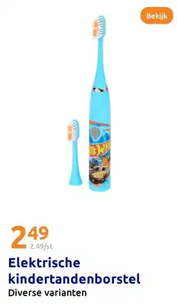 Action Elektrische kindertandenborstel aanbieding