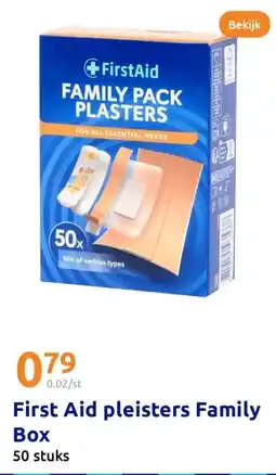 Action First Aid pleisters Family Box aanbieding
