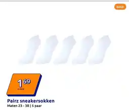 Action Pairz sneakersokken aanbieding