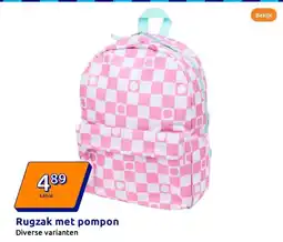 Rugzak met pompon