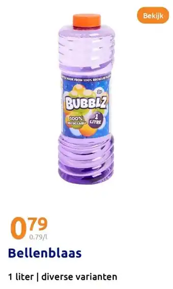 Action Bellenblaas aanbieding