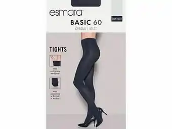 Lidl ESMARA® Panty met gekussende onderkant (L (44/46), marine) aanbieding
