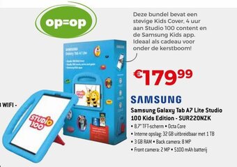 Samsung Galaxy Tab A7 Lite Studio 100 Kids Edition - SUR220NZK