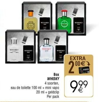 Cora Box Whisky aanbieding