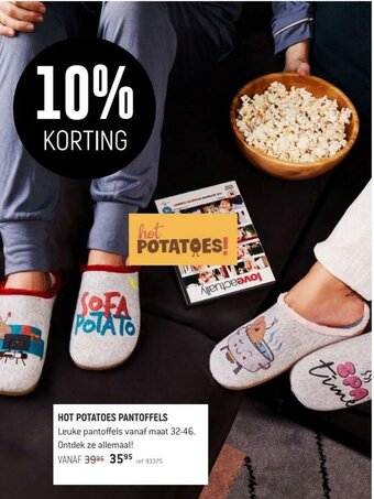 Hot Potatoes Pantoffels