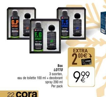 Cora Box Lotto aanbieding