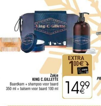 Cora Zakje King c. gillette aanbieding