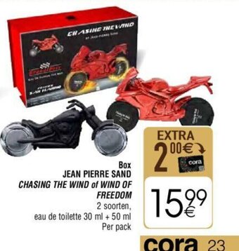 Cora Box Jean pierre sand chasing the wind of wind of freedom aanbieding
