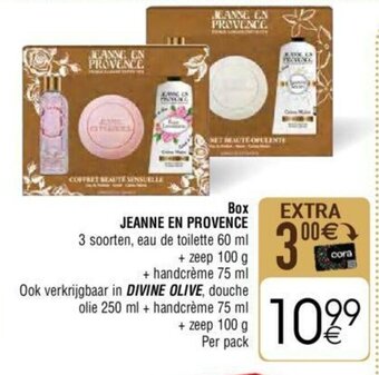 Cora Box Jeanne en provence aanbieding