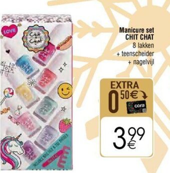 Cora Manicure set Chit chat aanbieding