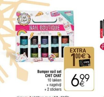 Cora Bumper nail set Chit chat aanbieding