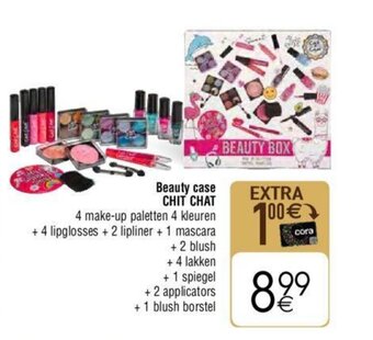 Cora Beauty case Chit chat aanbieding