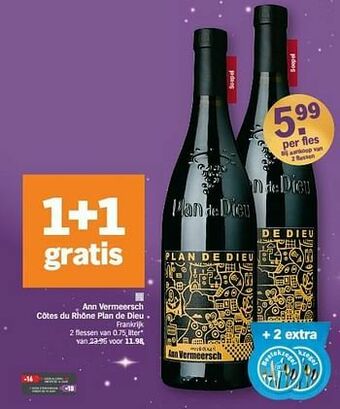 Albert Heijn Ann vermeersch côtes du rhône plan de dieu frankrijk aanbieding