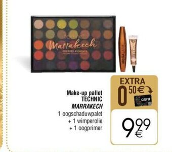 Cora Make-up pallet Technic marrakech aanbieding