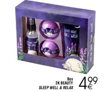 Box 2K Beauty sleep well & relax