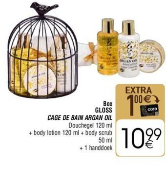 Box Gloss cage de bain argan oil