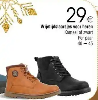 Cora Vrijetijdslaarsjes voor heren 40-45 aanbieding