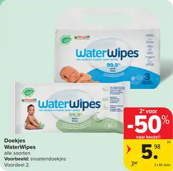 Carrefour Doekjes WaterWipes aanbieding