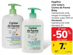 Carrefour Hygiëne voor baby's Corine de Farme Baby aanbieding