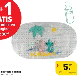 Carrefour Slipvaste badmat aanbieding