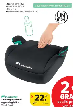 Carrefour Bebeconfort Zitverhoger zonder rugleuning i-Size aanbieding