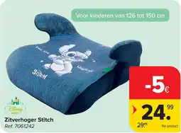 Carrefour Disnep Zitverhoger Stitch aanbieding