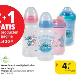 Carrefour Disnep Assortiment maaltijdartikelen voor baby's aanbieding