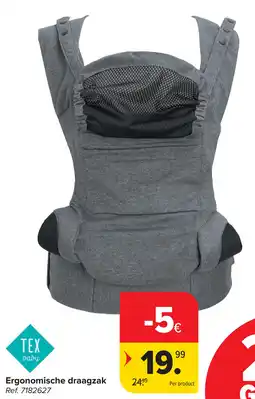 Carrefour TEX Ergonomische draagzak aanbieding