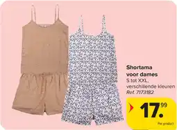 Carrefour Shortama voor dames aanbieding