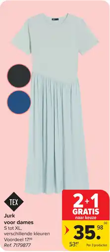 Carrefour Jurk voor dames aanbieding