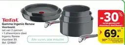 Carrefour Tefal Gamma Ingenio Renew aanbieding
