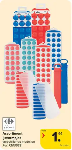 Carrefour Home Assortiment ijsvormpjes aanbieding
