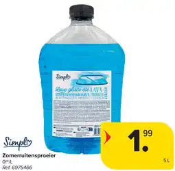 Carrefour Simply Zomerruitensproeier aanbieding