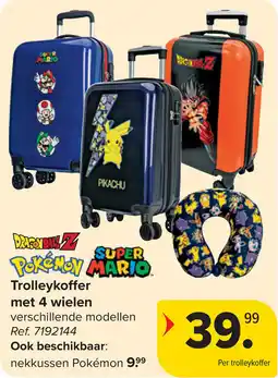 Carrefour Trolleykoffer met 4 wielen aanbieding