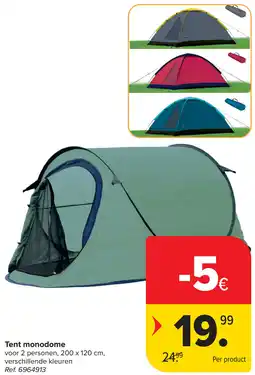 Carrefour Tent monodome aanbieding