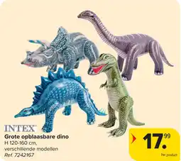 Carrefour Intex Grote opblaasbare dino aanbieding