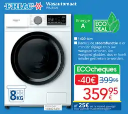 Eldi Friac Wasautomaat WA 8400 aanbieding