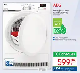 Eldi AEG Droogkast met warmtepomp TR78L10Z aanbieding