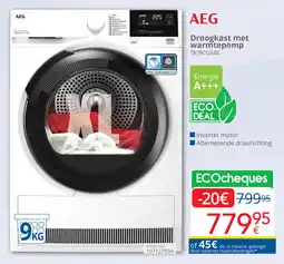 Eldi AEG Droogkast met warmtepomp TR79CG34B aanbieding