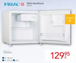 Eldi Friac Mini Koelkast BKK56 aanbieding