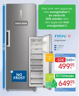 Eldi Friac Diepvriezer aanbieding