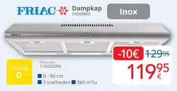 Eldi Friac Dampkap DK00901X aanbieding